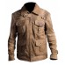 The Expendables 2 Jason Statham Distressed Leather Jacket